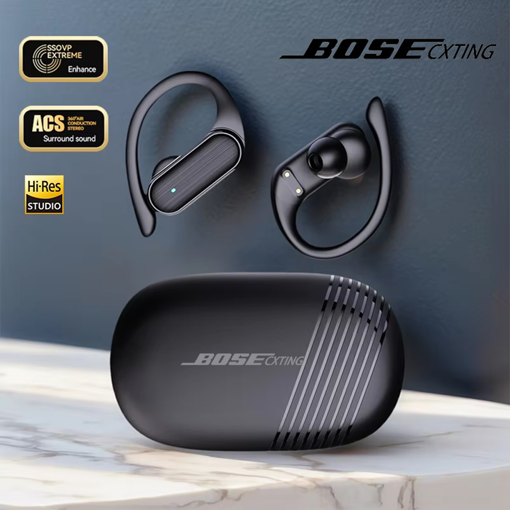 Bluetooth Headset On Ear - BOSECXTING A520 무선 비즈니스 헤드폰, 이어훅형,