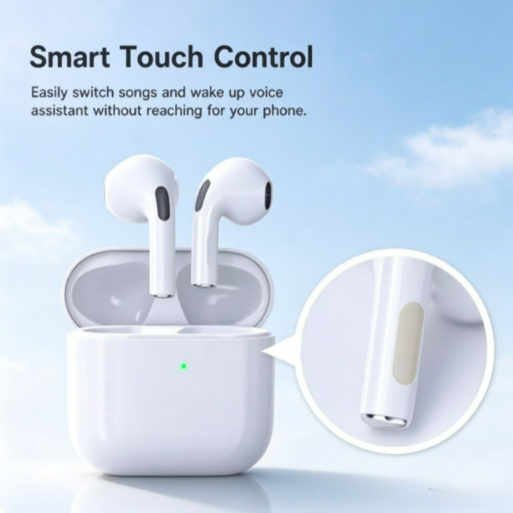 Wireless Earbuds Tws - 정품 Pro4 TWS 무선 이어폰, 블루투스