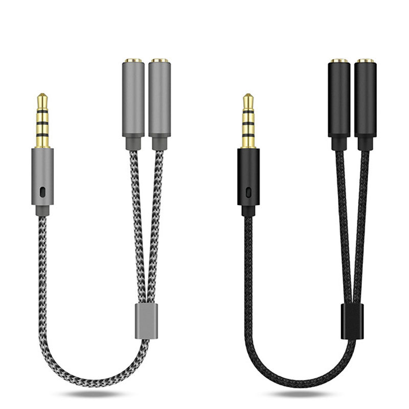 1PCS 3.5mm 오디오 분배기 Y 잭 1 남성-2  - Earphone Splitter Jack 리뷰 및 가격