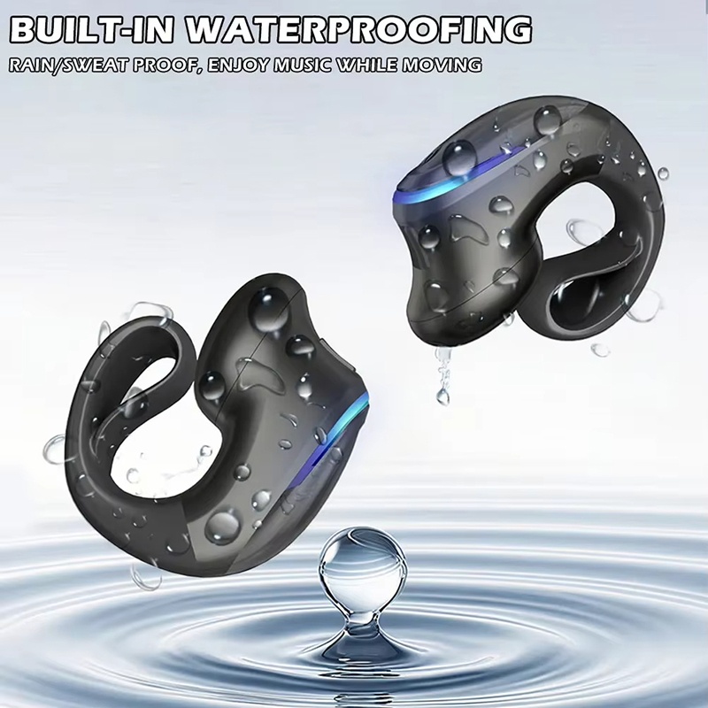 무선 블루투스 5.3 헤드셋, 클립형 이어폰, 3D 스 - Bluetooth Headset On Ear 리뷰 및 가격